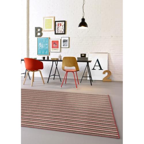 【范登伯格】ID極簡現代進口優質地毯-線條紅   150x200cm