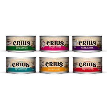 紐西蘭 CRIUS 克瑞斯無穀貓用主食餐罐-六種口味可選(90g/24罐)