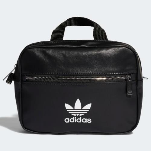 【現貨】Adidas MINI AIRLINER 背包 手提包 休閒 潮流 皮革 黑 【運動世界】ED5880