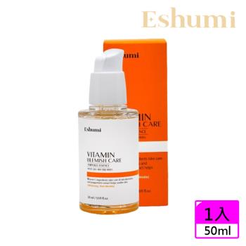 【期間限定】韓國ESHUMI 靚白C活顏保濕精華50ml(維他命C滿滿 白皙透亮)