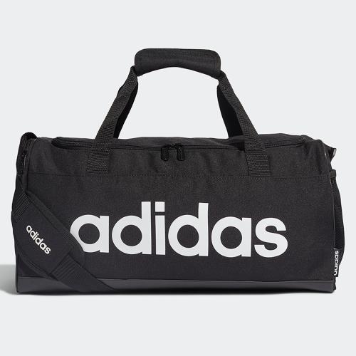【現貨】ADIDAS LINEAR LOGO DUFFEL (S) 旅行袋 手提袋 健身 黑 【運動世界】FL3693