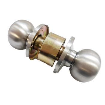 N3000型 東隆喇叭鎖 Tong Lung 圓柱形門鎖（60mm 有鑰匙）不銹鋼磨砂銀