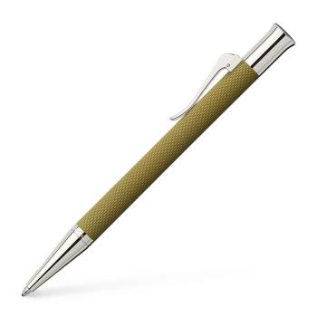 德國輝柏 GRAF VON FABER-CASTELL 繩紋飾原子筆 - 橄欖綠