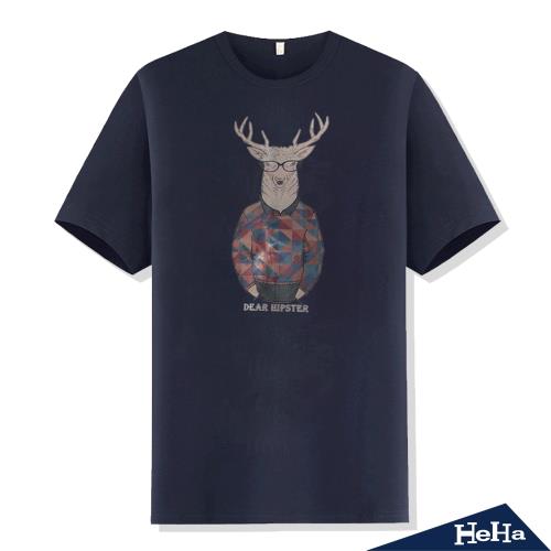 HeHa-鹿先生的時尚哲學潮流短袖T恤 二色