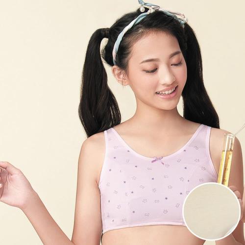 【嬪婷BeenTeen】少女成長 晶球牛奶系列 S-LL背心式(柔和黃) 成長第一階段