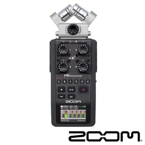 ZOOMH6手持數位錄音機(黑)-公司貨