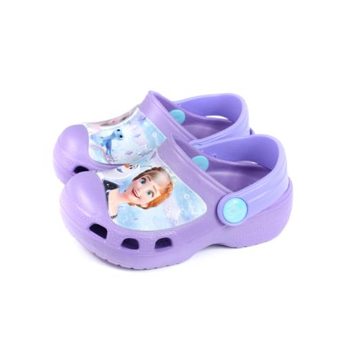 冰雪奇緣 Frozen Elsa Anna 花園鞋 中童 童鞋 粉紫色 FNKS04717 no716 15~20cm