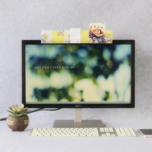 OSHI歐士  電腦螢幕留言備忘版-米路C款-2入組/MEMO夾/禮物/辦公用品/便利貼留言板