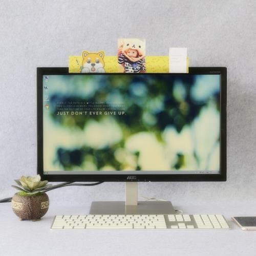 OSHI歐士 電腦螢幕留言備忘版-米路A款-2入組/MEMO夾/禮物/辦公用品/便利貼留言板