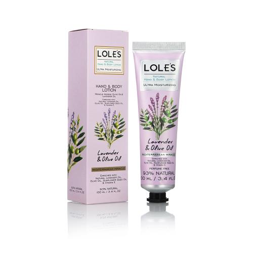 LOLES 薰衣草極潤保濕手部及身體潤膚乳 100ml