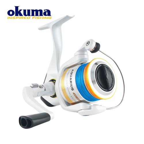 Okuma 水瓶座aquarius 紡車式捲線器aq 5000 附pe3號 釣魚線 Etmall東森購物