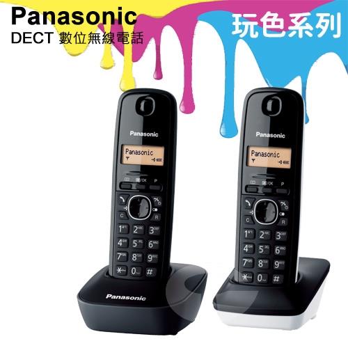 Panasonic 松下國際牌DECT數位無線電話 KX-TG1612 (黑白雙配色)