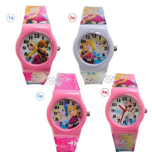 台灣製冰雪奇緣兒童錶手錶卡通錶 4選1(24746111)【卡通小物】