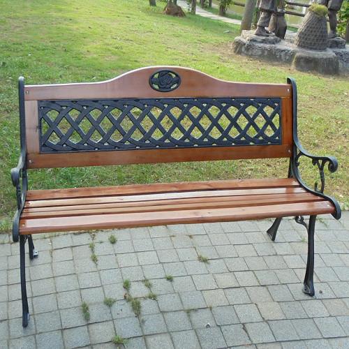 brother 兄弟牌玫瑰双人铸铁公园椅(附椅背)或花网双人铸铁公园椅