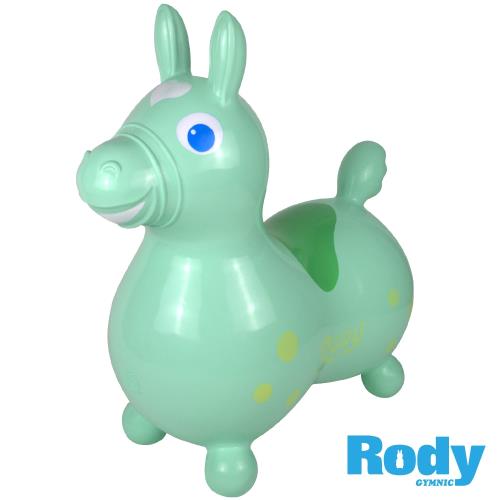 RODY 跳跳馬-亞規限定版附打氣筒-粉綠色  共六色 (義大利原裝進口)