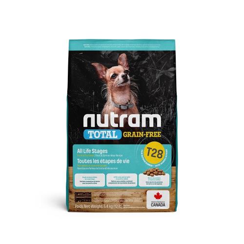 Nutram紐頓 T28無穀迷你犬 狗飼料 鮭魚配方-5.4kg X 1包