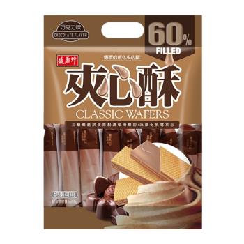 【盛香珍】巧克力夾心酥400g/包