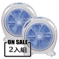 2入組↘雙星14吋手提涼風箱型扇TS-1466