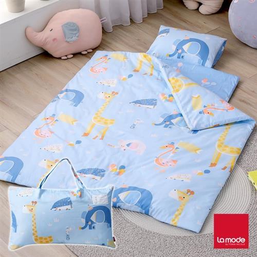 【La mode】嘉年華睡寶包 環保印染100%精梳棉兒童睡袋