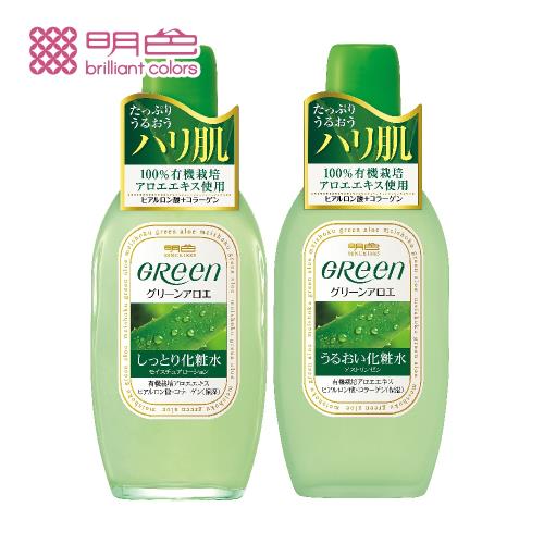【MEISHOKU明色】綠蘆薈(清爽/保濕)化妝水3入組170mL