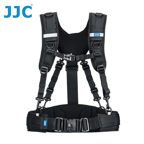 JJC雙肩反光攝影背心胸匣擴充腰帶組GB-PRO1(2種揹法;相容DLP、Lowepro SF系列、樂攝寶鏡頭筒)具有口哨設計