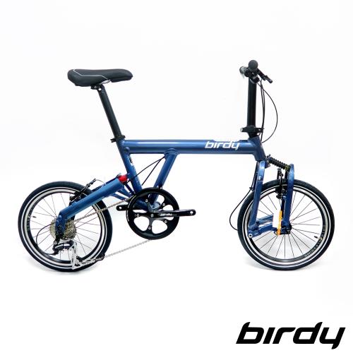 Birdy New Classic 8速鋁合金經典圓管摺疊單車（圓管鳥）-銀河藍