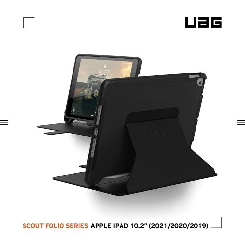 UAG iPad 10.2吋耐衝擊極簡保護殼-黑