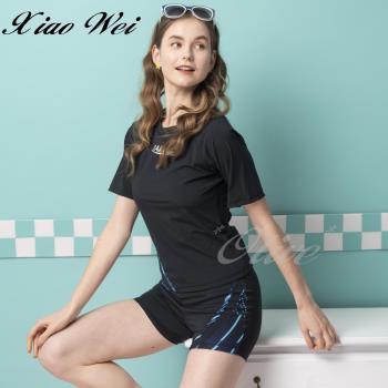沙兒斯品牌 時尚流行二件式短袖泳裝 NO.B9220178-5L