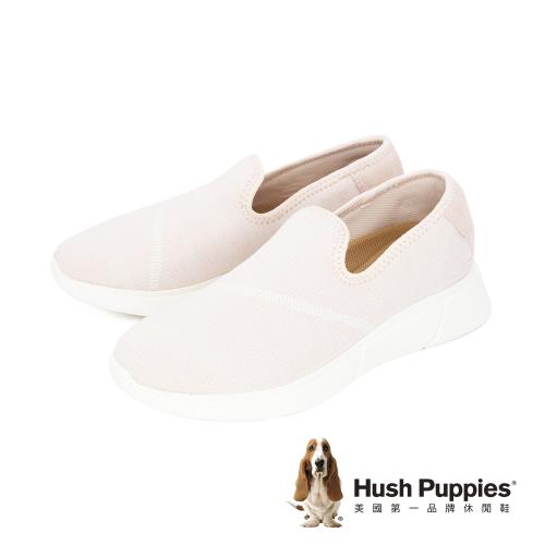 Hush Puppies (女)網布內增高自尊鞋休閒鞋 女鞋-粉(另有黑.灰)