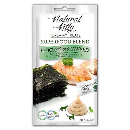 Natural Kitty 自然小貓 貓用肉泥系列 共4種口味 (12gX4入) 4包組