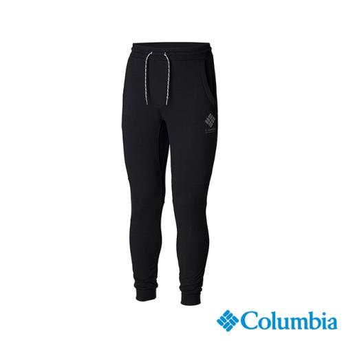 Columbia哥倫比亞 男款-防曬UPF50棉質長褲-黑色 UAJ07040BK