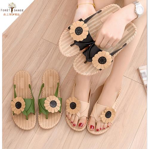 【森之舞】新款春夏防滑平底夾脚時尚凉拖鞋百搭沙灘鞋-預購