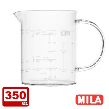 MILA 經典咖啡配方量杯350ml (兩入組)