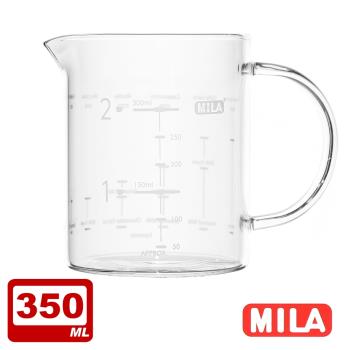 MILA 經典咖啡配方量杯350ml (兩入組)