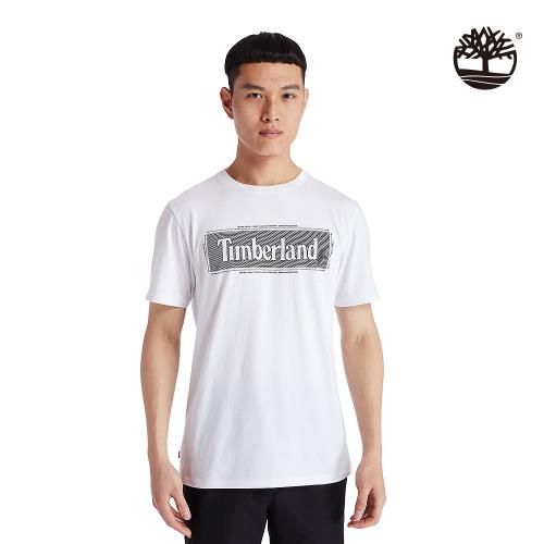 Timberland 男款白色LOGO短袖T恤A29RM100