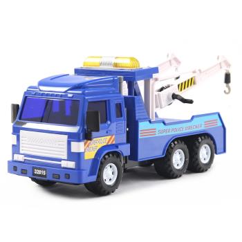 寶盟 模擬磨輪動力車系列-警察清障車(救援車)