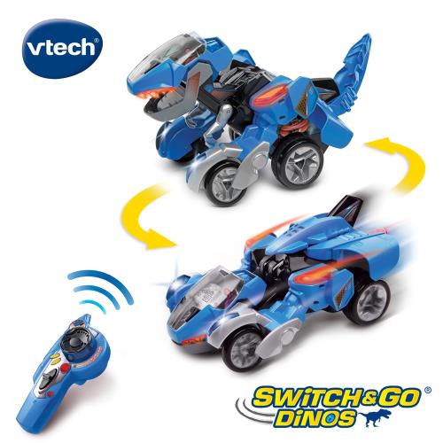 【Vtech】遙控聲光變形恐龍車-霸王龍-達西