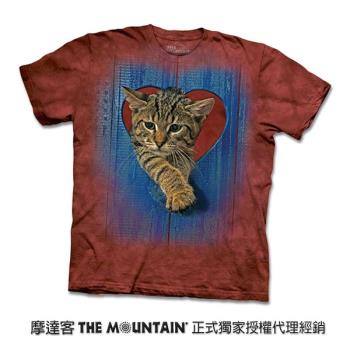 摩達客自然純棉系列 愛心小貓 T恤