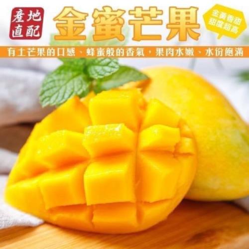 果農直配-台灣金蜜芒果(9-10入_約5斤/箱)
