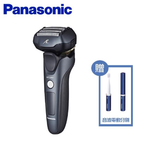 贈 EW-DS1C攜帶型電動牙刷 Panasonic 國際牌 日製防水五刀頭充電式電鬍刀 ES-LV67-K -