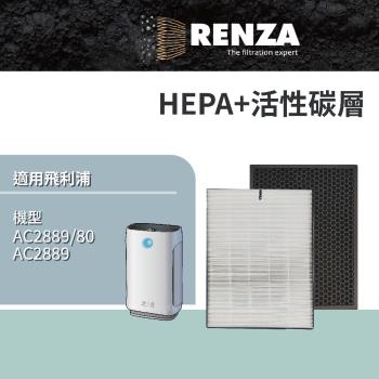 適用 PHILIPS 飛利浦 AC2889 AC2889/80 空氣清淨機 替代 FY2422 FY2420 HEPA濾網+活性碳濾網 濾芯