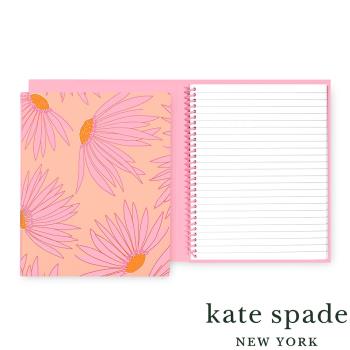 美國 Kate Spade Falling Flower 馥郁花蕾線圈筆記本