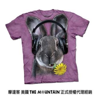 【摩達客】自然純棉系列 DJ嘻哈兔 T恤