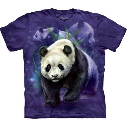 摩達客 自然純棉系列 熊貓群 T恤