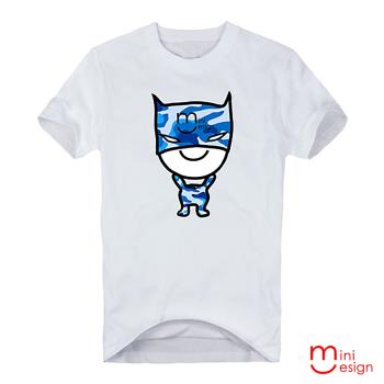 Minidesign-迷彩BATMAN公仔潮流設計短T 五色