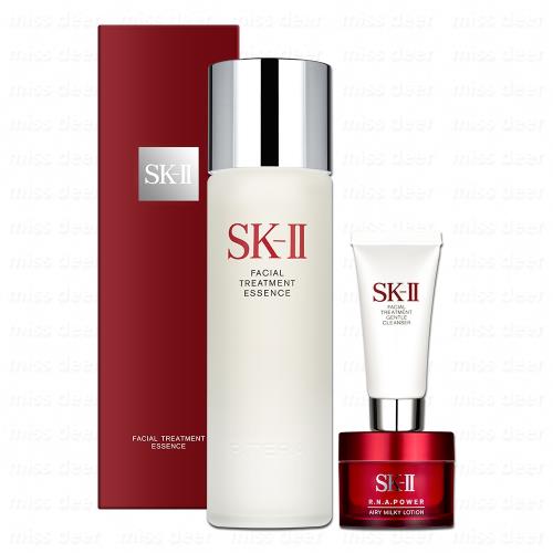 SK-II 青春露230ml 贈全效活膚潔面乳20g+超肌能緊緻活膚霜(輕盈版)15g
