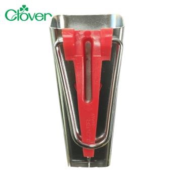 日本可樂牌Clover滾邊條製作滾邊器22-102紅色包邊器(18mm滾邊器)拼布洋裁縫紉包帶器具