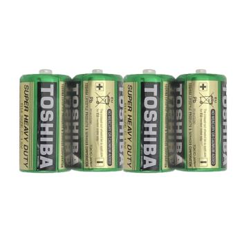 【東芝TOSHIBA】1號(D)環保 碳鋅電池 4入(1.5V無汞 無鎘 無汙染)