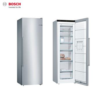 BOSCH 博世 237公升220V獨立式直立式單門冷凍櫃GSN36AI33D(經典銀)抗指紋不銹鋼