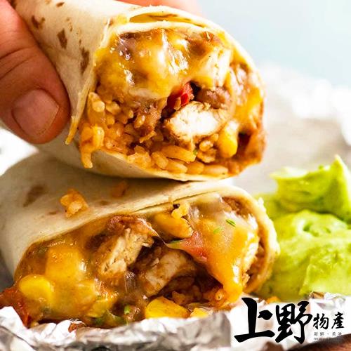 【上野物產】道地墨西哥風情捲餅皮 totilla taco burrito (350g±10%/10片/包)x3包  共30片